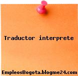 Traductor interprete