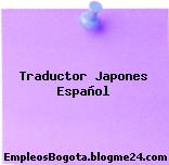 Traductor Japones Español