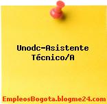 Unodc-Asistente Técnico/A