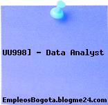 UU998] – Data Analyst