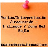 Ventas/Interpretación /Traducción – Trilingüe / Zona Del Bajío
