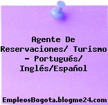 Agente De Reservaciones/ Turismo – Portugués/ Inglés/Español