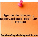 Agente de Viajes y Reservaciones BEST DAY | (IT918)