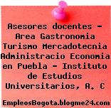 Asesores docentes – Area Gastronomia Turismo Mercadotecnia Administracio Economia en Puebla – Instituto de Estudios Universitarios, A. C