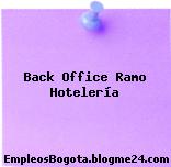 Back Office Ramo Hotelería