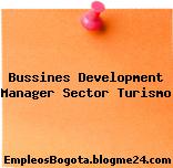 Bussines Development Manager Sector Turismo