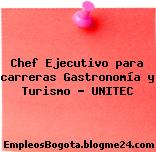 Chef Ejecutivo para carreras Gastronomía y Turismo – UNITEC