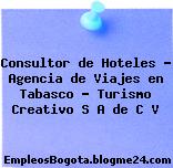 Consultor de Hoteles – Agencia de Viajes en Tabasco – Turismo Creativo S A de C V