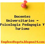 Docentes Universitarios – Psicologia Pedagogia Y Turismo