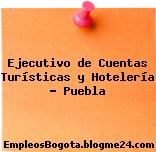 Ejecutivo de Cuentas Turísticas y Hotelería – Puebla