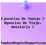 Ejecutivo De Ventas ( Agencias De Viaje, Hotelería )