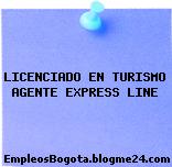 LICENCIADO EN TURISMO AGENTE EXPRESS LINE