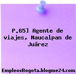 P.65] Agente de viajes, Naucalpan de Juárez