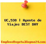 UC.538 | Agente de Viajes BEST DAY