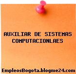 AUXILIAR DE SISTEMAS COMPUTACIONLAES