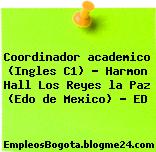 Coordinador academico (Ingles C1) – Harmon Hall Los Reyes la Paz (Edo de Mexico) – ED