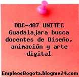 DDC-487 UNITEC Guadalajara busca docentes de Diseño, animación y arte digital