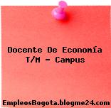 Docente De Economía T/M – Campus