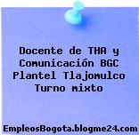 Docente de THA y Comunicación BGC Plantel Tlajomulco Turno mixto