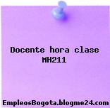 Docente hora clase MH211