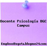 Docente Psicología BGC Campus