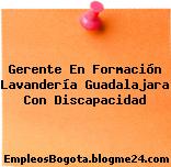 Gerente En Formación Lavandería Guadalajara Con Discapacidad