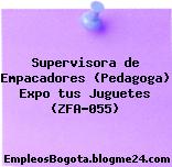 Supervisora de Empacadores (Pedagoga) Expo tus Juguetes (ZFA-055)
