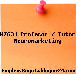 W763] Profesor / Tutor Neuromarketing