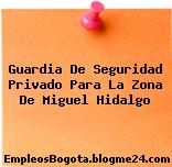 Guardia De Seguridad Privado Para La Zona De Miguel Hidalgo