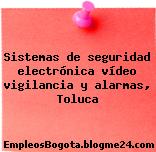 Sistemas de seguridad electrónica vídeo vigilancia y alarmas, Toluca