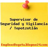 Supervisor de Seguridad y Vigilancia Tepotzotlán