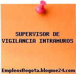 SUPERVISOR DE VIGILANCIA INTRAMUROS