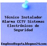 Técnico Instalador Alarma CCTV Sistemas Electrónicos de Seguridad